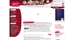 Desktop Screenshot of juriseditions.fr