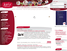 Tablet Screenshot of juriseditions.fr
